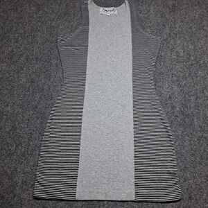 Vintage Impuls Culture Woman Bodycon‎ Dress Gray and Black size Large